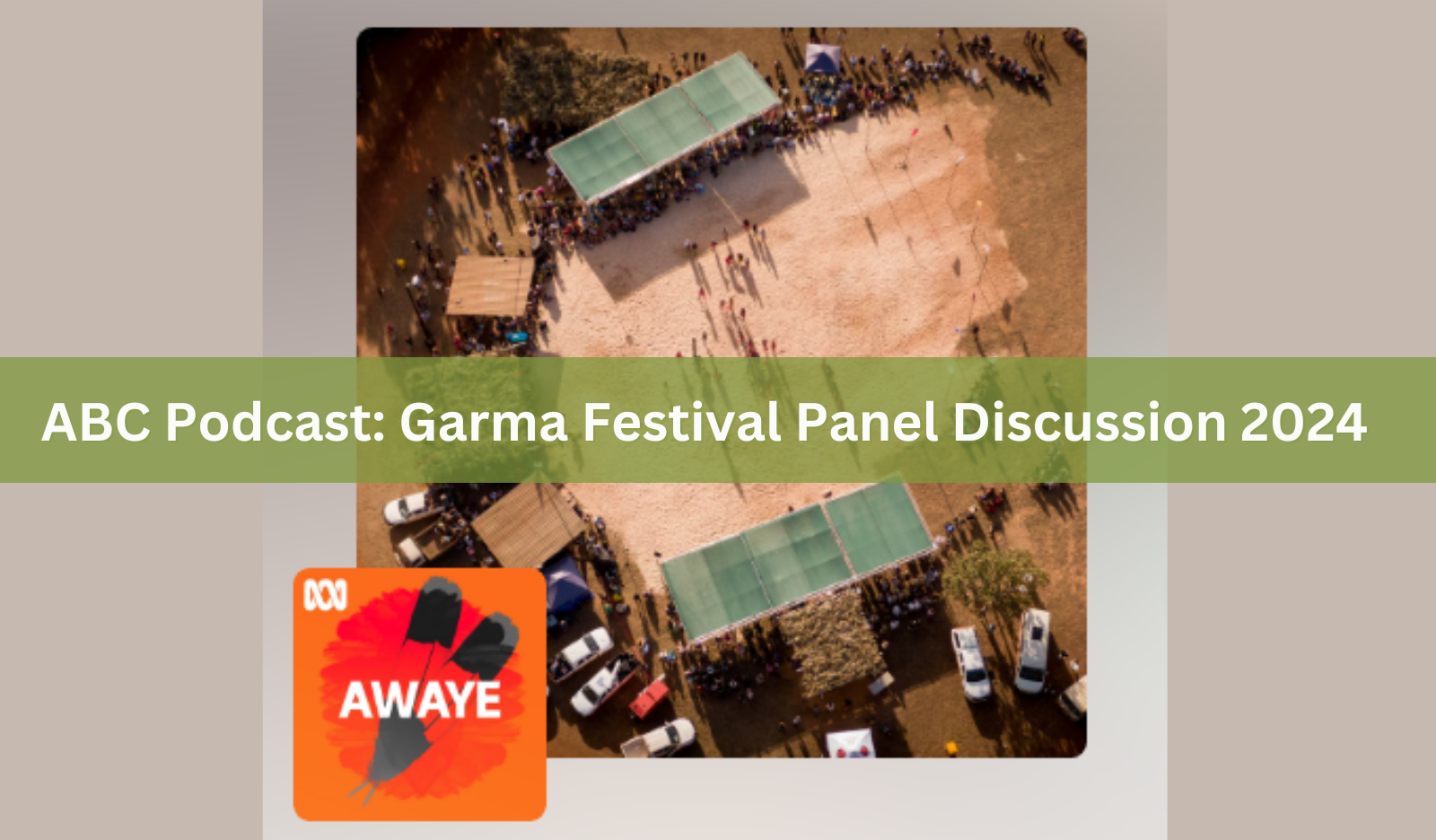 Group of people in attendance at Garma Festival